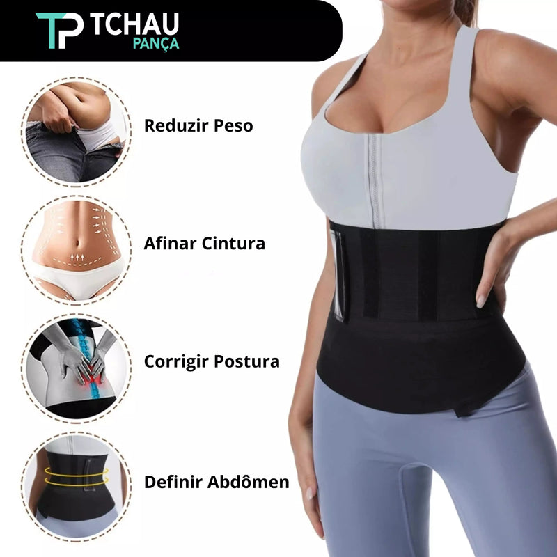 Faixa Modeladora Tchau Pança Original - Queima Gordura