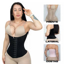 Cinta Modeladora Corselet Espartilho Efeito Cintura Fina 20 Barbatanas Estilo Colombiana Faixa Modeladora